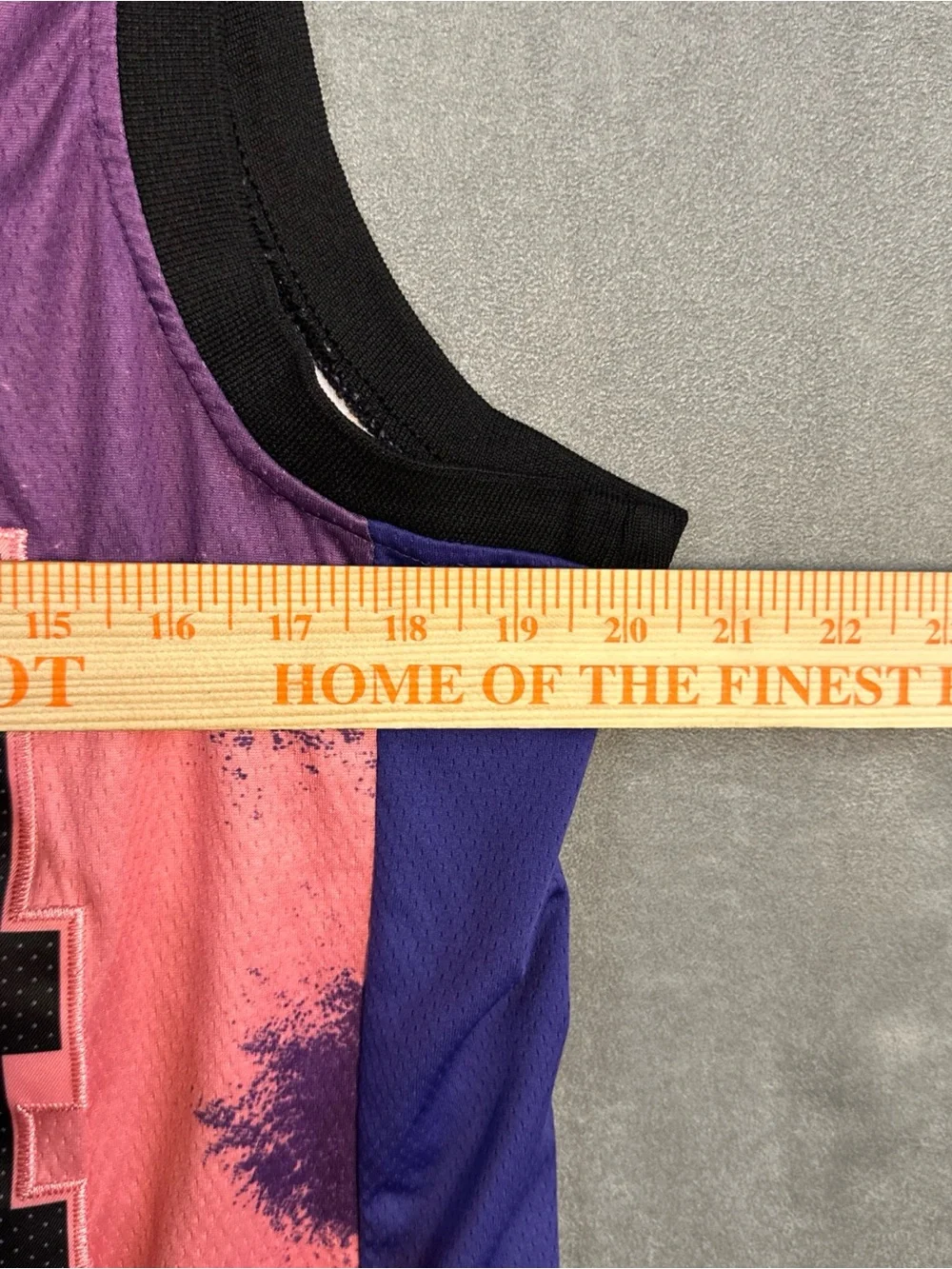 Nike Lakers Kobe Bryant #24 Black Mamba Tie Die Swingman Jersey 48 Purple Pink